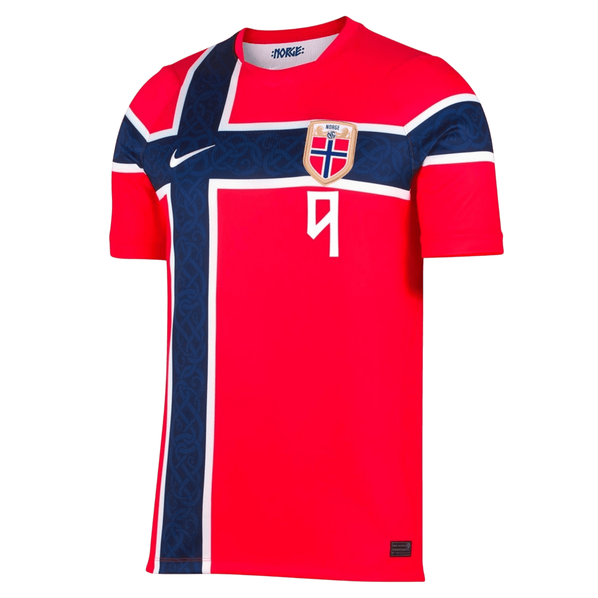 Norge Tröja BRAUT HAALAND #9 2026 Hemma Röd