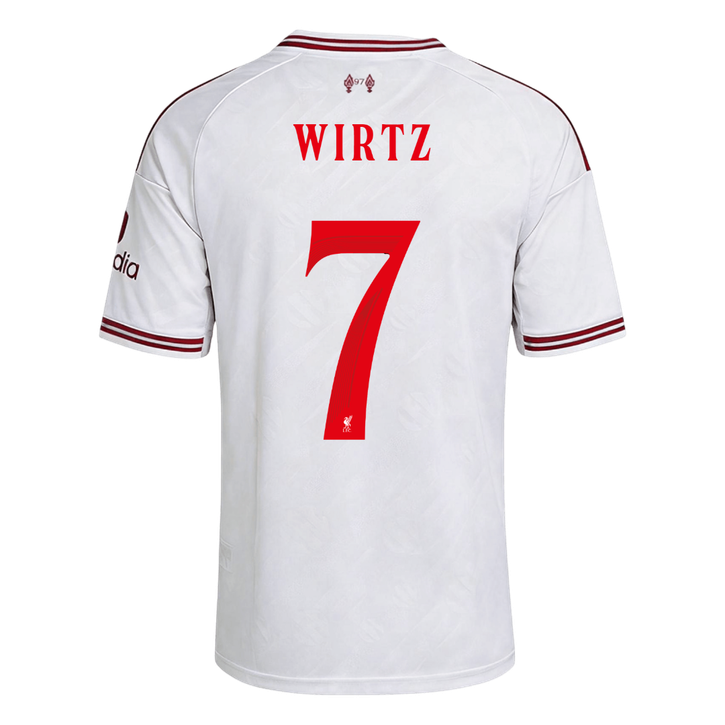 Liverpool Tröja WIRTZ #7 2026/27 Borta Vit - UCL