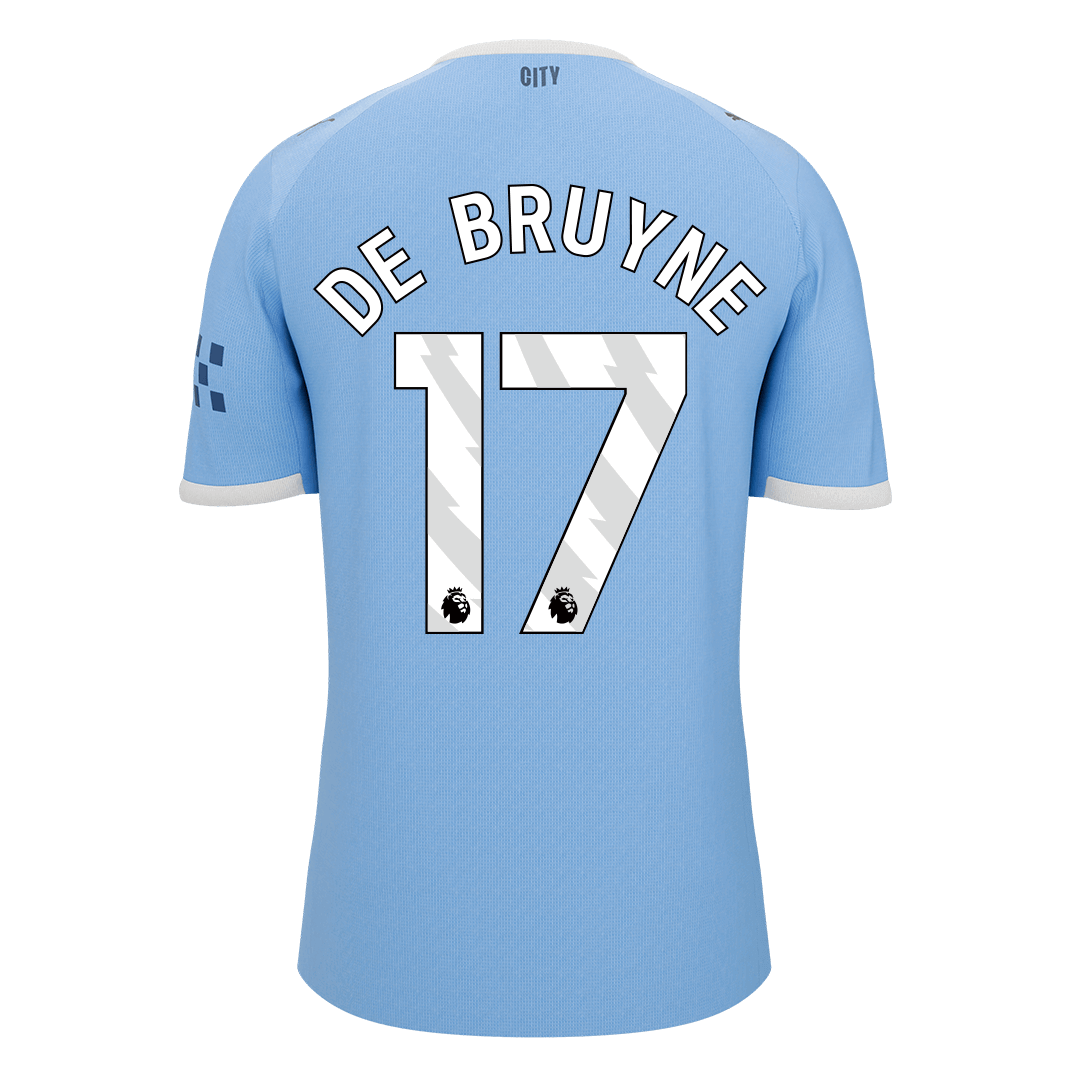 DE BRUYNE #17 Manchester City Tröja 2025/26 Hemma Premium Blå