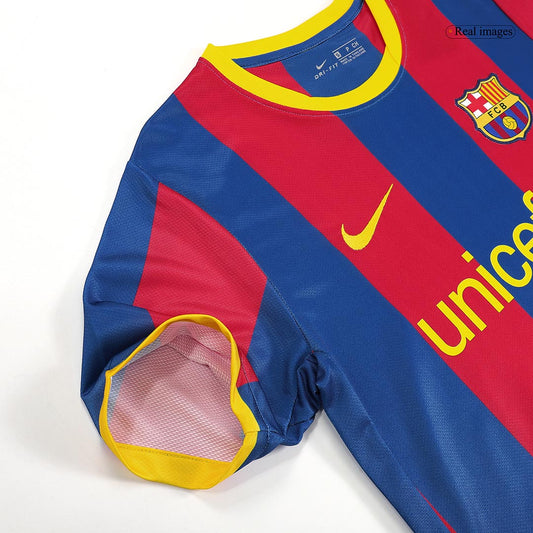 A.INIESTA #8 Barcelona Hemmatröja 2010/11 Retro Tröja
Röd & Blå-1