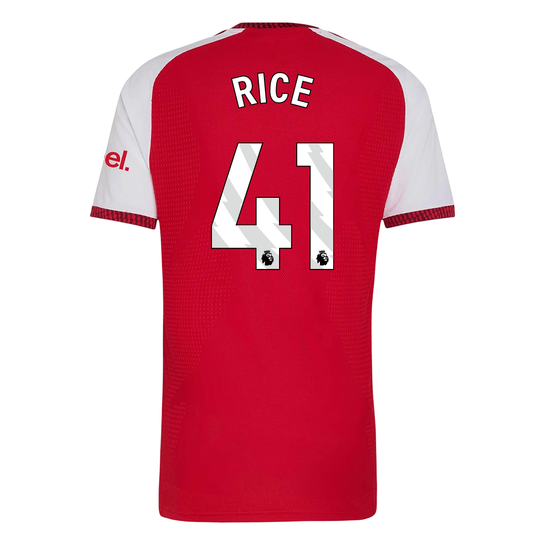 Arsenal Tröja RICE #41 2026/27 Hemma Autentisk Röd