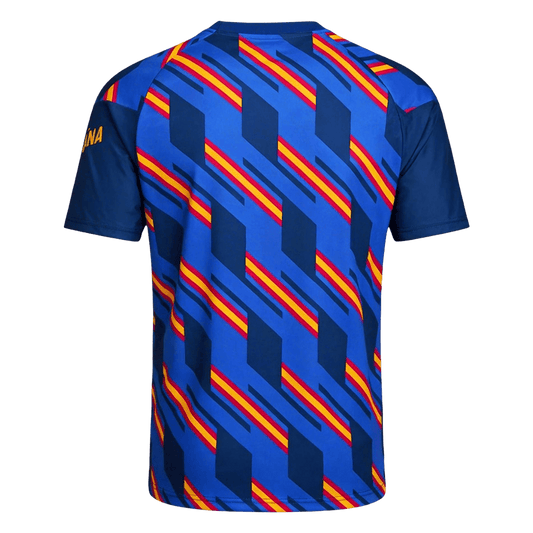 Spanien Tröja 2026 Före match Mörkblå-1