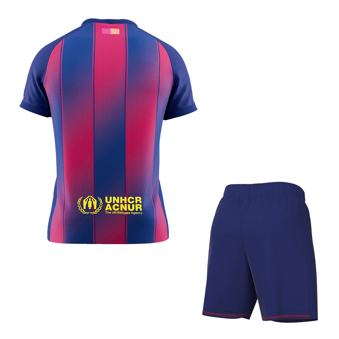 Barcelona Tröja Hemmaställ 2025/26 Röd & Blå