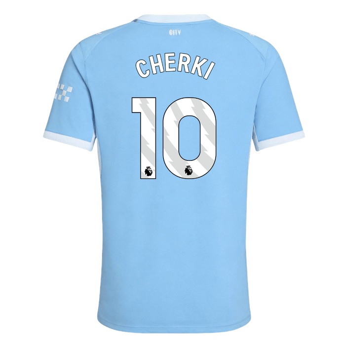 Manchester City Tröja CHERKI #10 2026/27 Hemma Autentisk Blå
