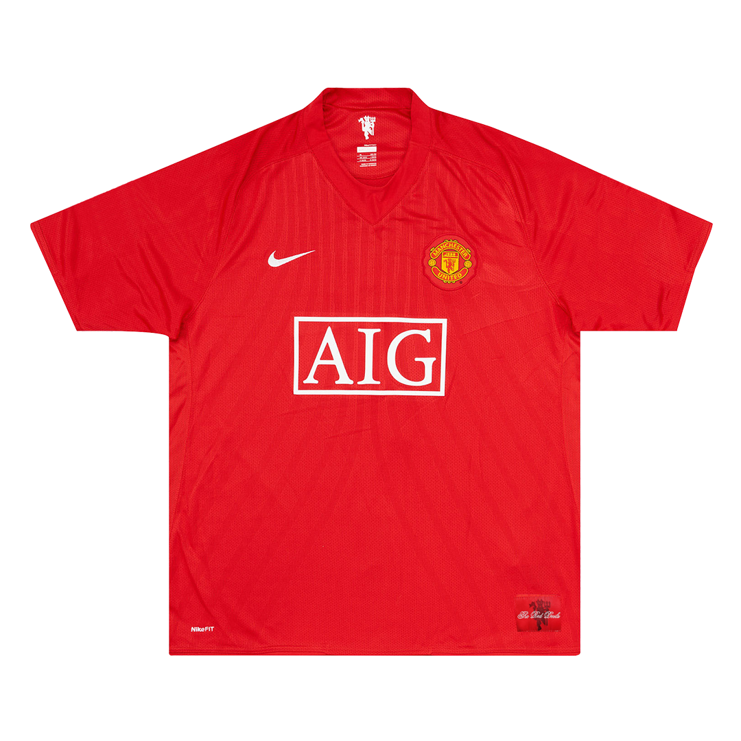 SCHOLES #18 Manchester United Hemmatröja 2007/08 Retro Tröja
Röd