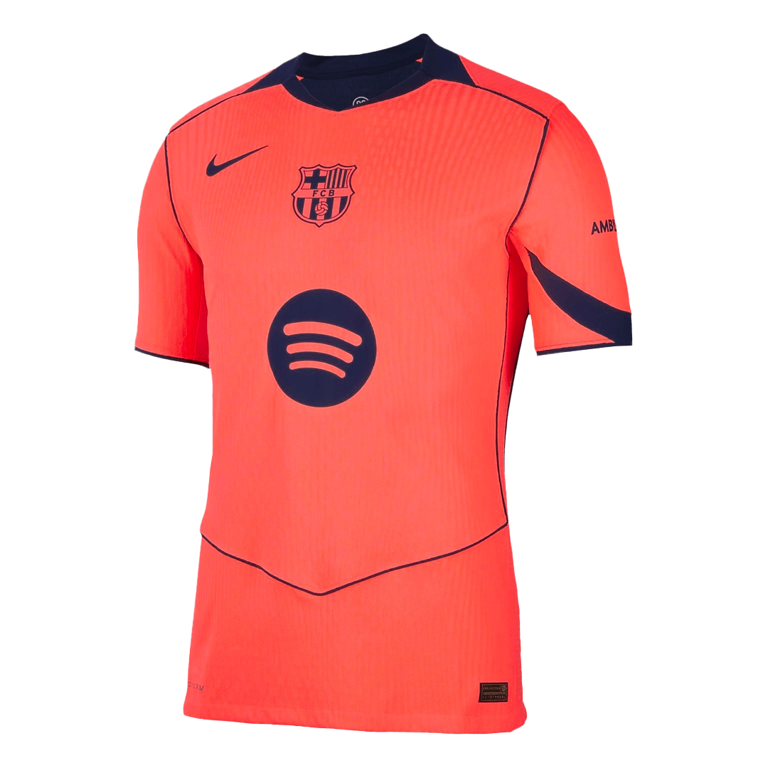 Barcelona Tröja LEWANDOWSKI #9 2025/26 Tredje Orange - UCL