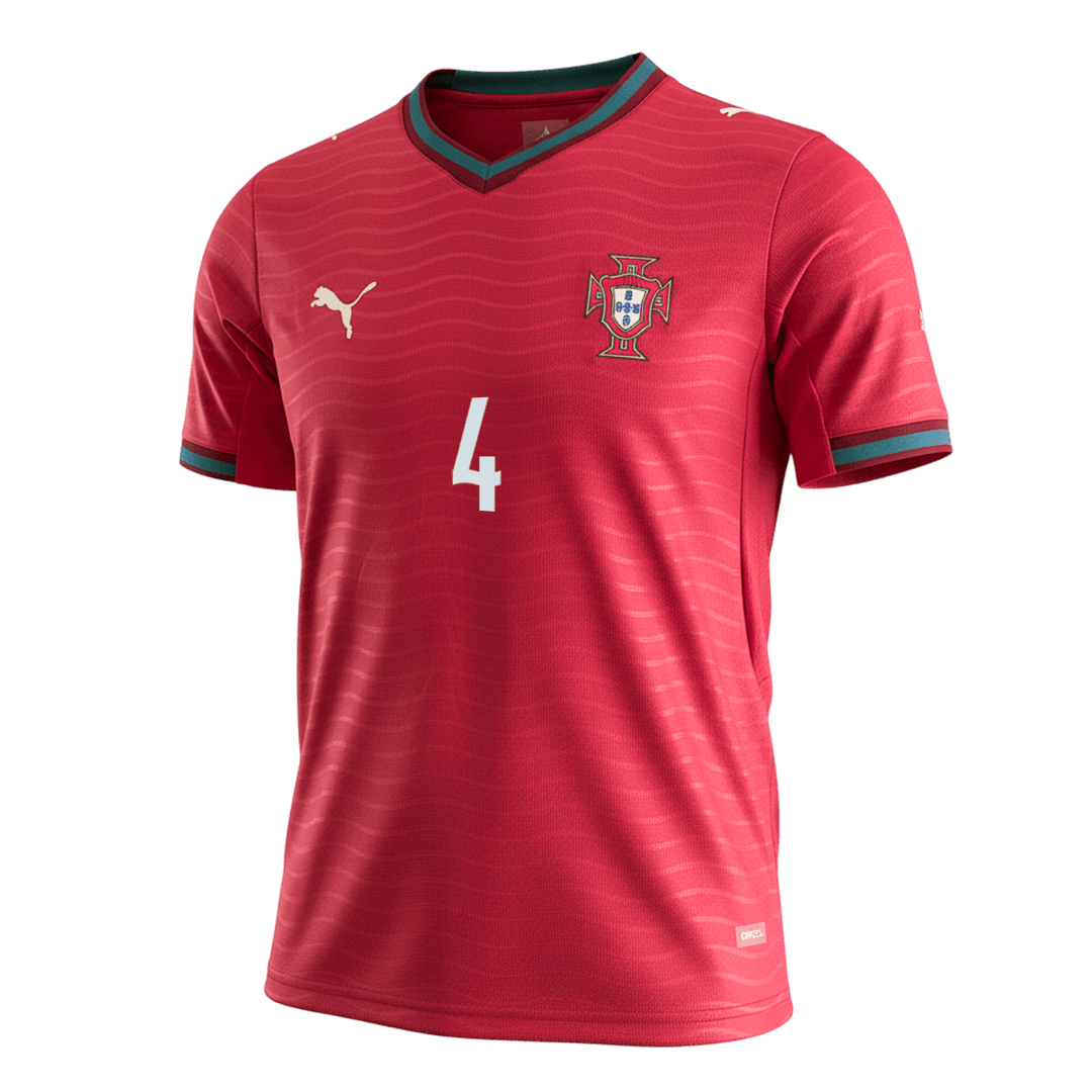 RÚBEN DIAS #4 Portugal Tröja 2026 Hemma Premium Röd