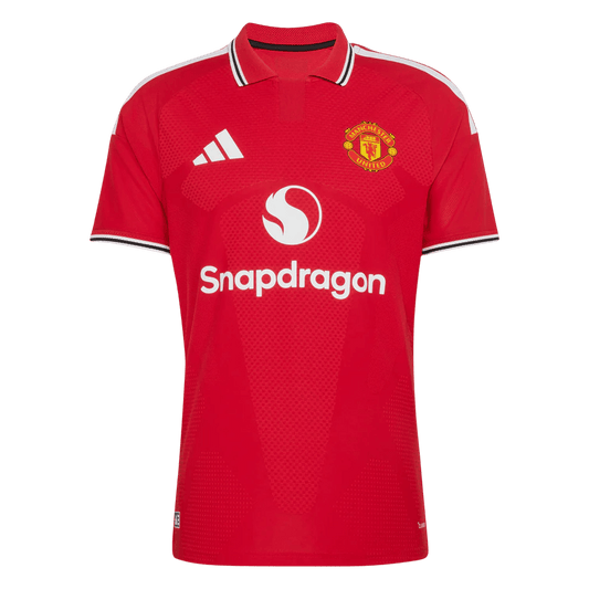 Manchester United Tröja CUNHA #10 2026/27 Hemma Autentisk Röd - UCL-1