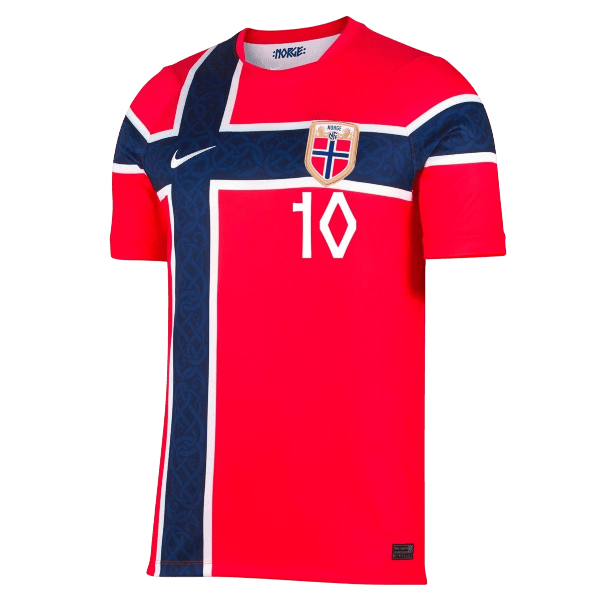 Norge Tröja Ødegaard #10 2026 Hemma Röd