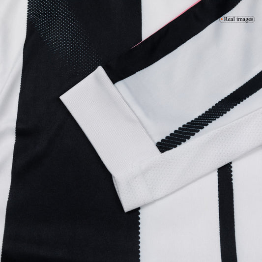 Juventus Tröja 2025/26 Hemma Långärmad Svart & Vitt-1