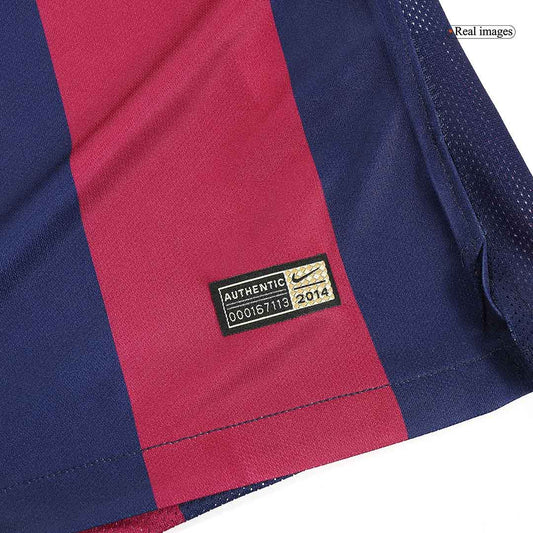 MESSI #10 Barcelona Hemmatröja 2014/15 Retro Tröja-1