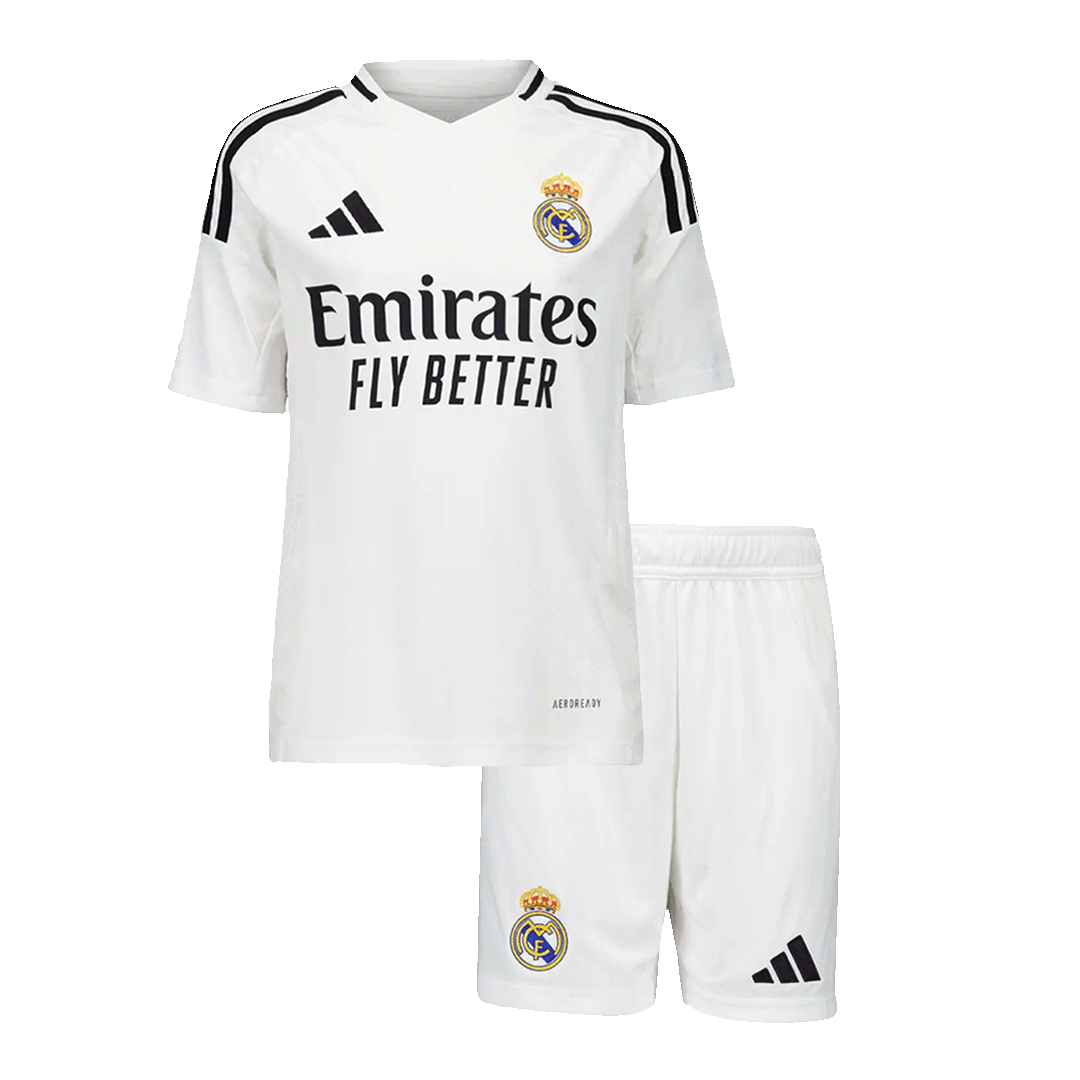 Real Madrid Tröja BELLINGHAM #5 2024/25 Hemma Vit Barn