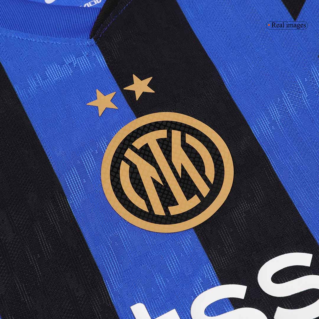 Inter Milan Tröja LAUTARO #10 2024/25 Hemma Autentisk Blå och svart