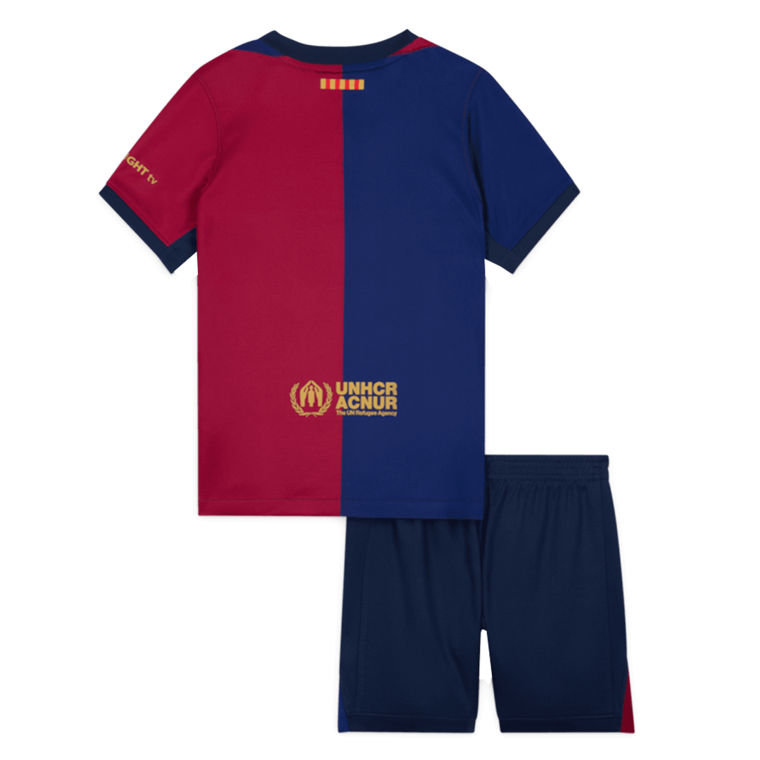 Barcelona Tröja 2024/25 Hemma Röd & Blå Barn