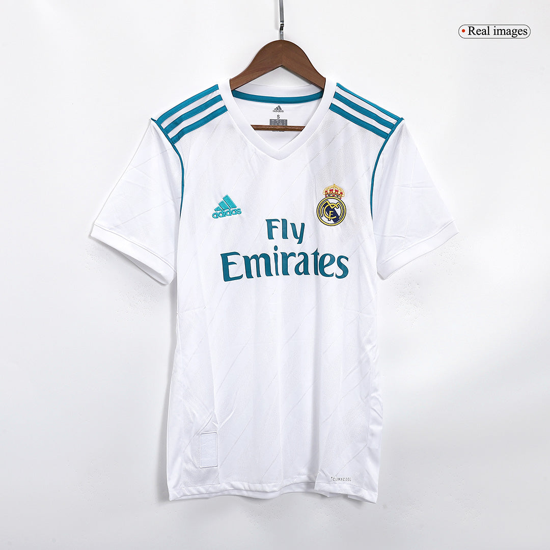 RONALDO #7 Real Madrid Hemmatröja 2017/18 Retro Tröja
Vit