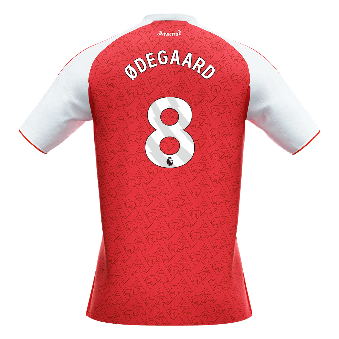 ØDEGAARD #8 Arsenal Tröja 2025/26 Hemma Premium Röd