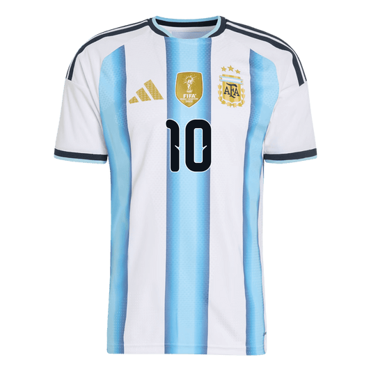 Argentina Tröja MESSI #10 2026 Hemma Autentisk Blå & Vit-1