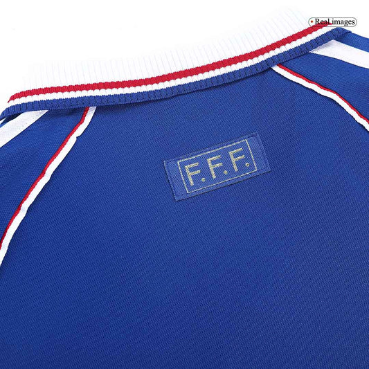 Frankrike Hemmatröja 1998 Retro Tröja
Blå-1
