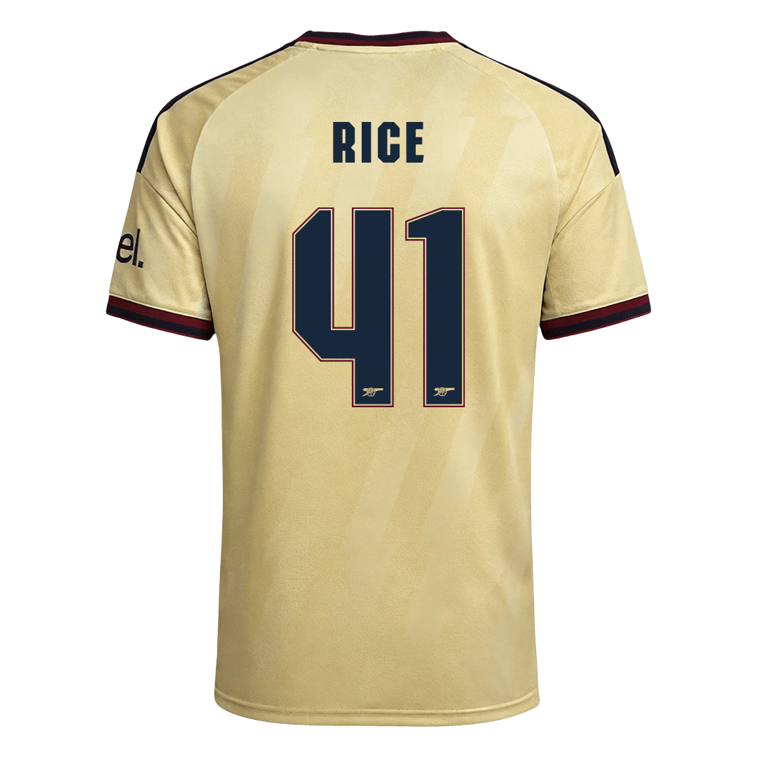 Arsenal Tröja RICE #41 2026/27 Tredje Gul - UCL