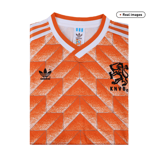 Nederländerna Hemmatröja 1988 Retro Tröja-1