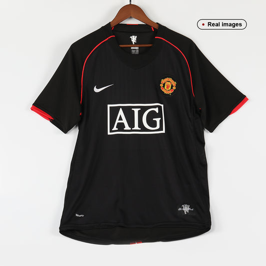 Manchester United Bortatröja 2007/08 Retro Tröja
Svart-1