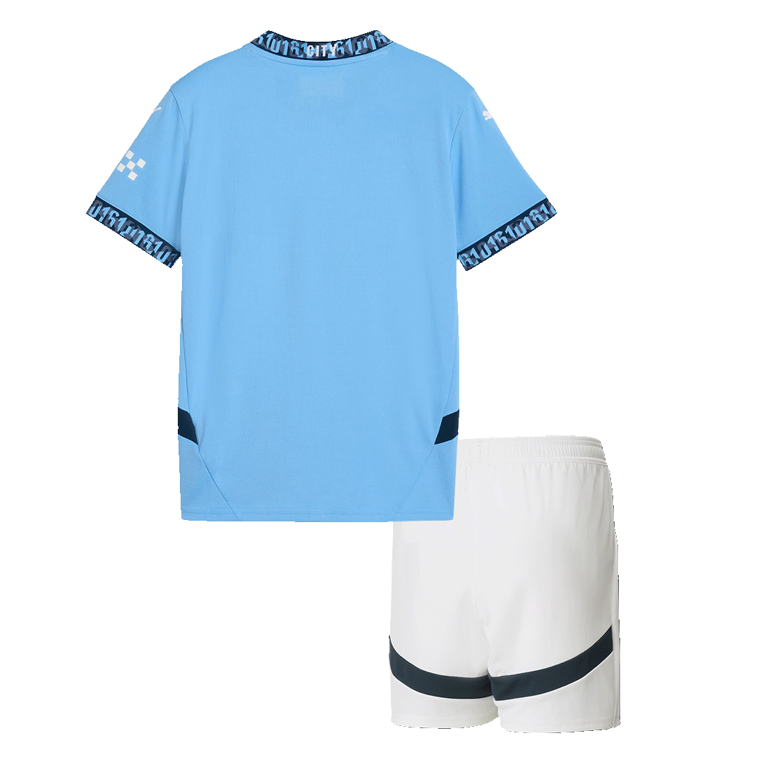 Manchester City Tröja 2024/25 Hemma Blå Barn