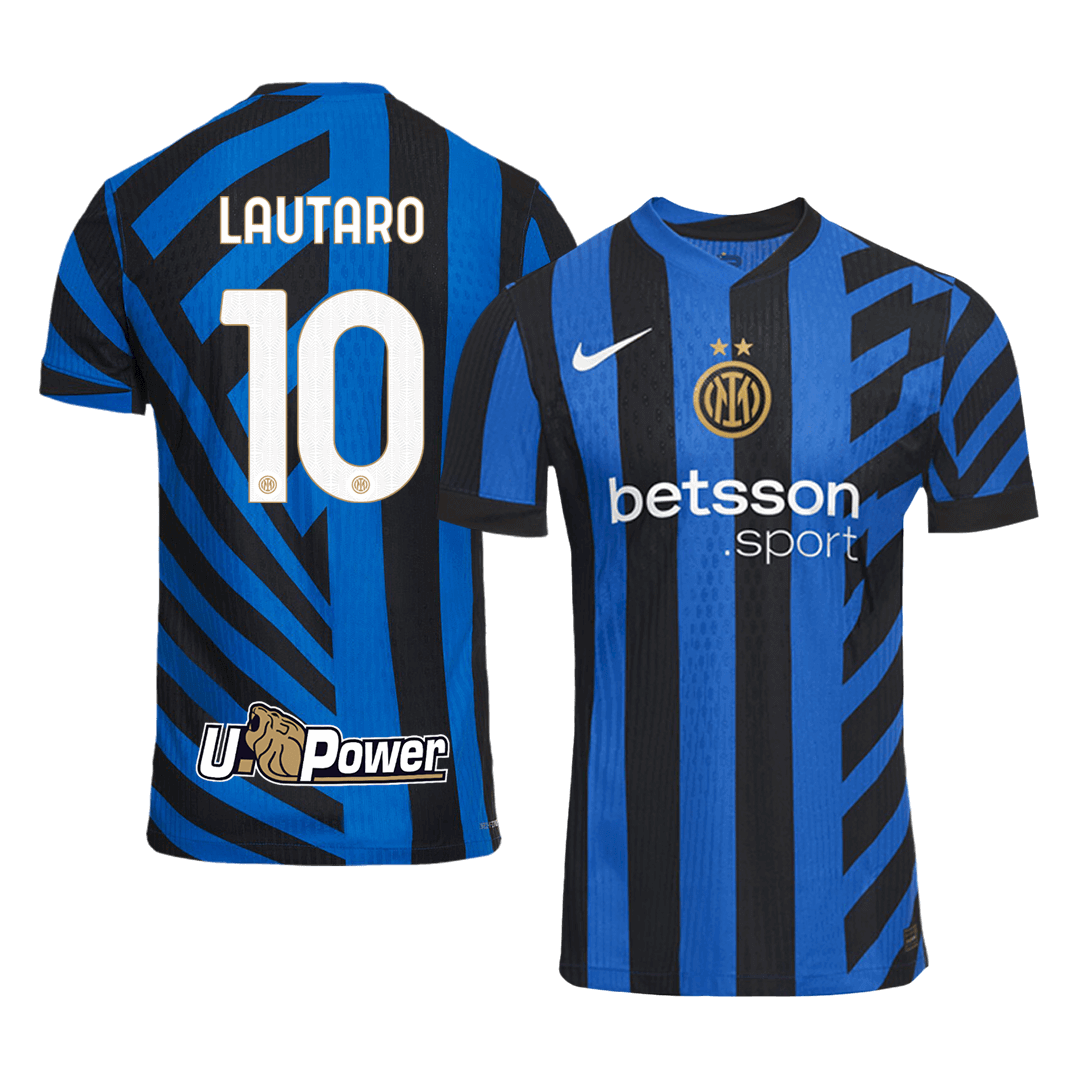Inter Milan Tröja LAUTARO #10 2024/25 Hemma Black&Blue