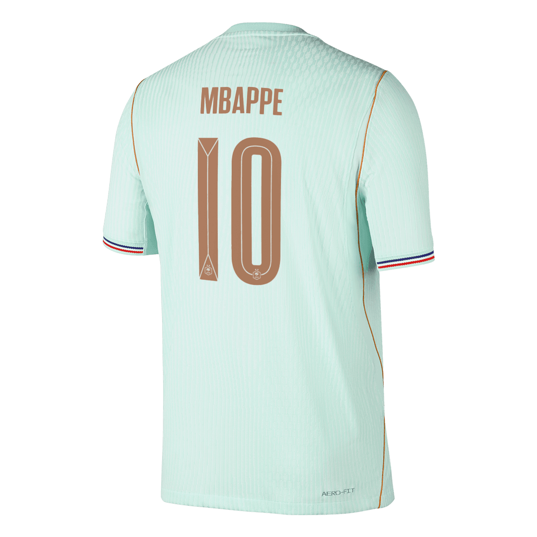 Frankrike Tröja MBAPPE #10 2026 Borta Autentisk Grön