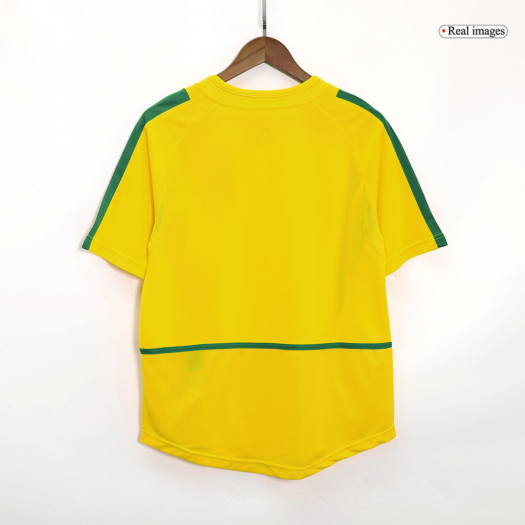 Brasilien Hemmatröja 2002/03 Retro Tröja
Gul
