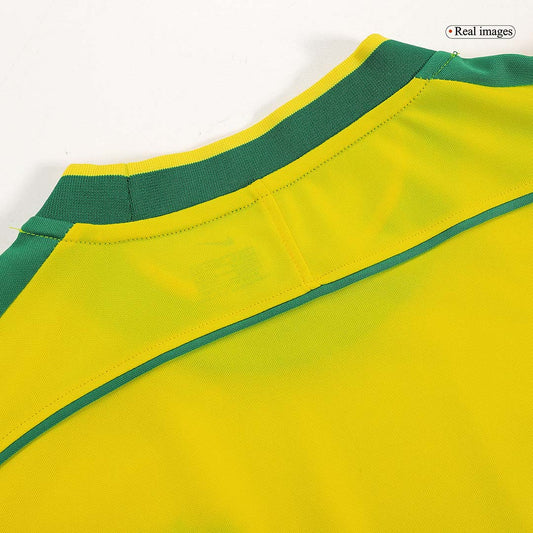 RIVALDO #10 Brasilien Hemmatröja 1998 Retro Tröja
Gul-1