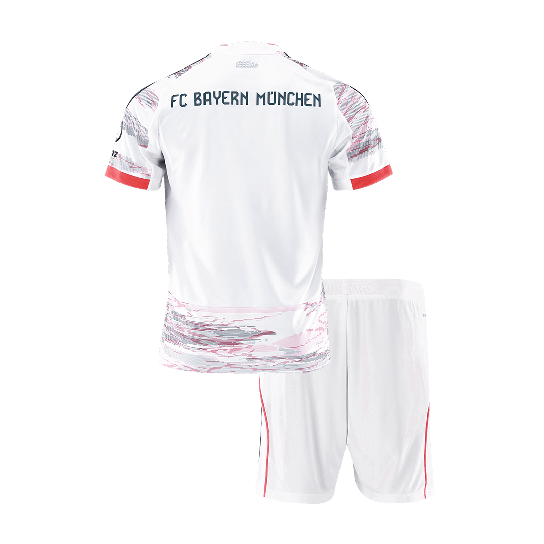 Bayern Munich Tröja 2025/26 Borta Vit Barn