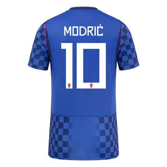 Kroatien Tröja MODRIĆ #10 2026 Borta Blå-1