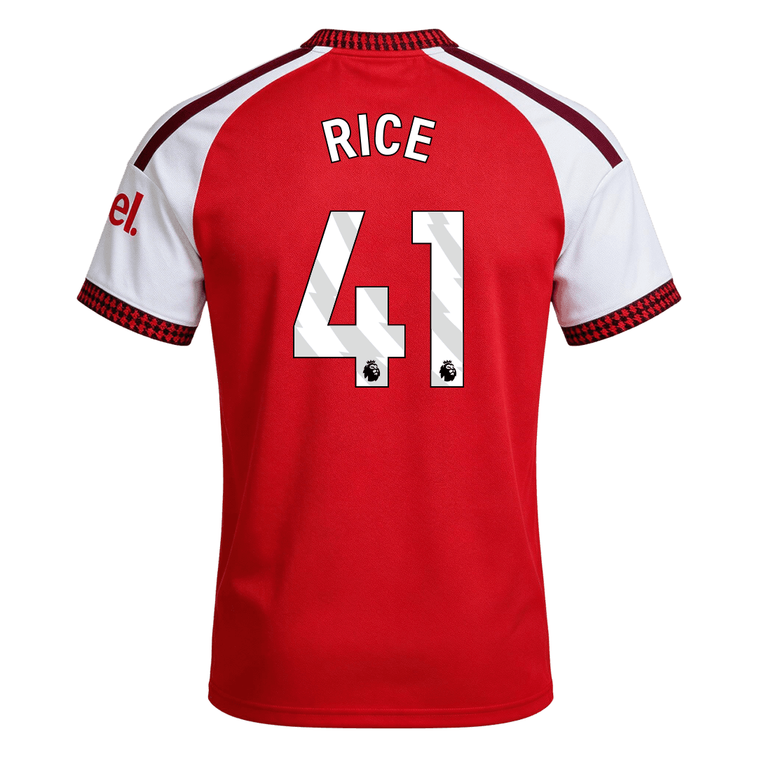 Arsenal Tröja RICE #41 2026/27 Hemma Röd