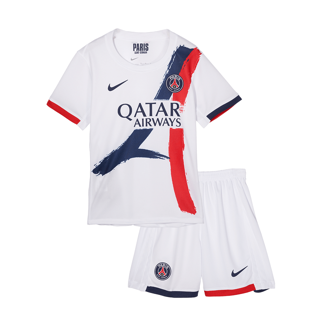 PSG Tröja 2024/25 Borta Vit Barn