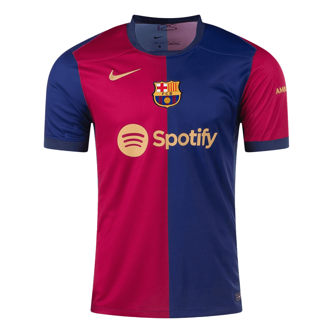 Barcelona Tröja RAPHINHA #11 2024/25 Hemma Röd & Blå