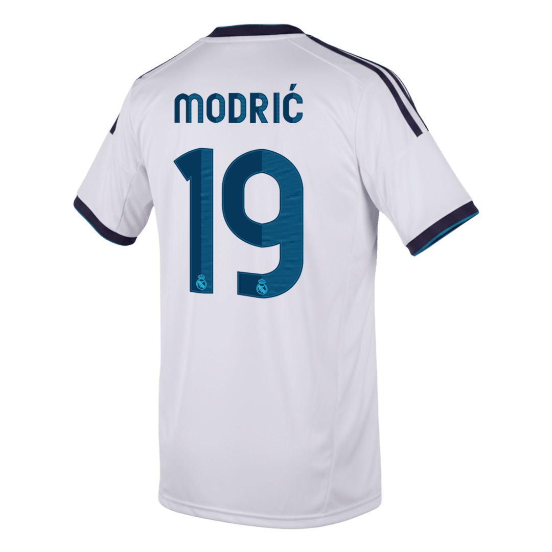 MODRIĆ #19 Real Madrid Hemmatröja 2012/13 Retro Tröja
Vit