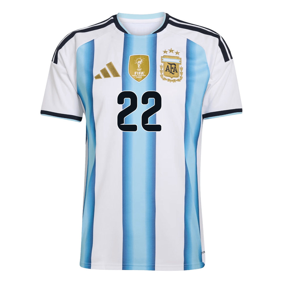 L.MARTÍNEZ #22 Argentina Tröja 2026 Hemma Premium Blå & Vit