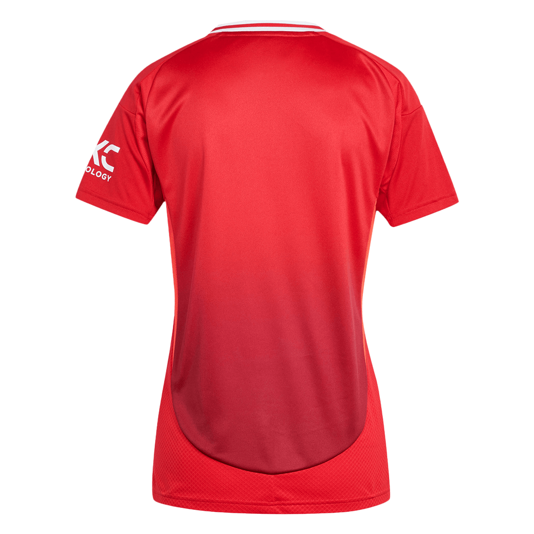 Manchester United Tröja 2024/25 Hemma Röd Dam