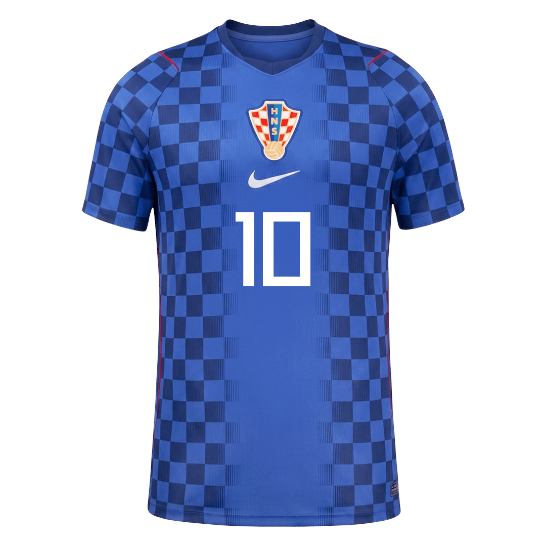 Kroatien Tröja MODRIĆ #10 2026 Borta Blå