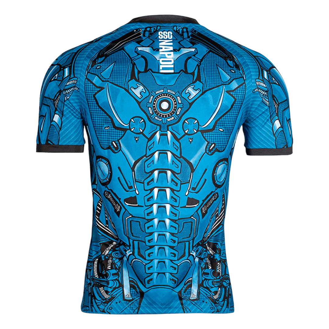 Napoli Tröja 2025/26 Före match Blå