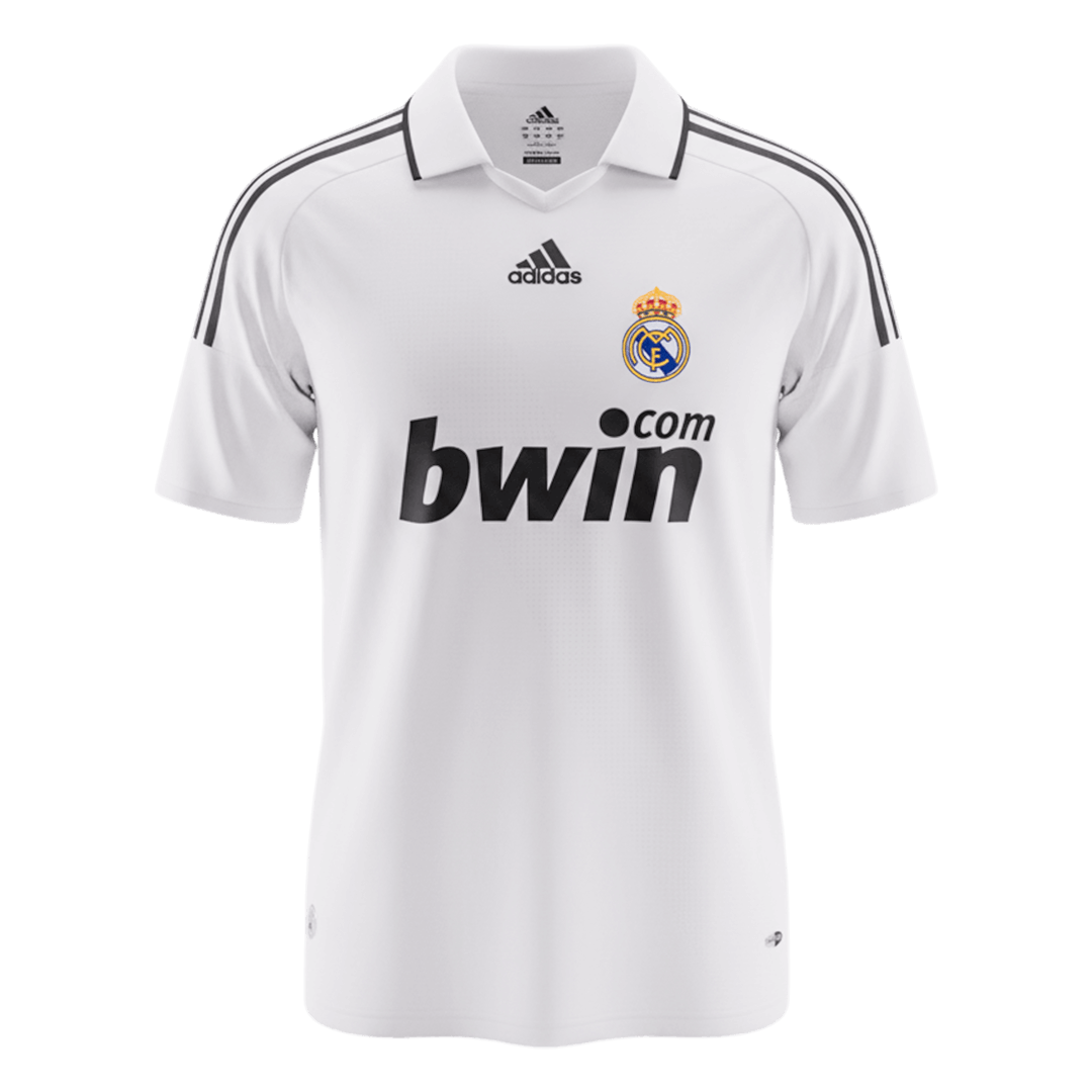 Real Madrid Hemmatröja 2008/09 Retro Tröja
Vit