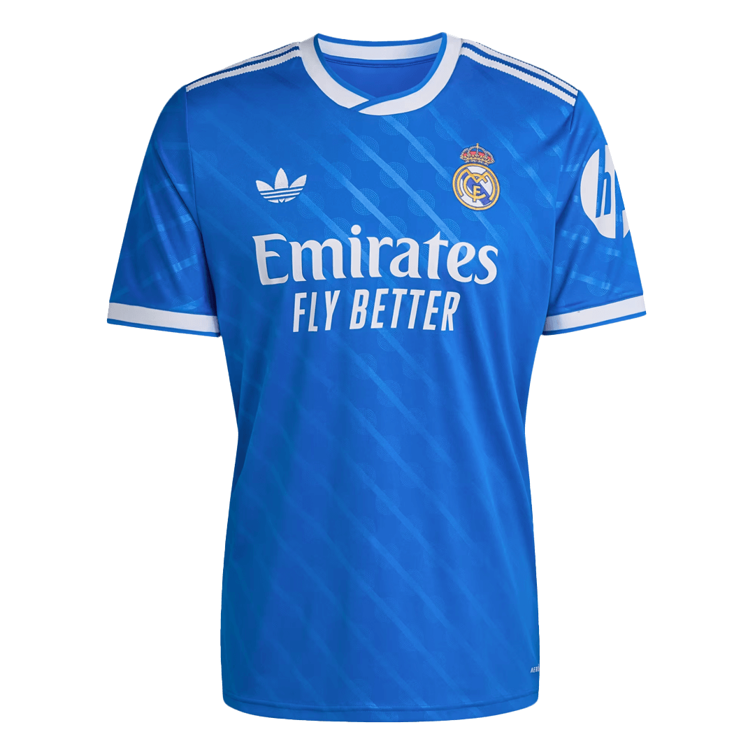 Real Madrid Tröja TCHOUAMENI #14 2025/26 Tredje Blå