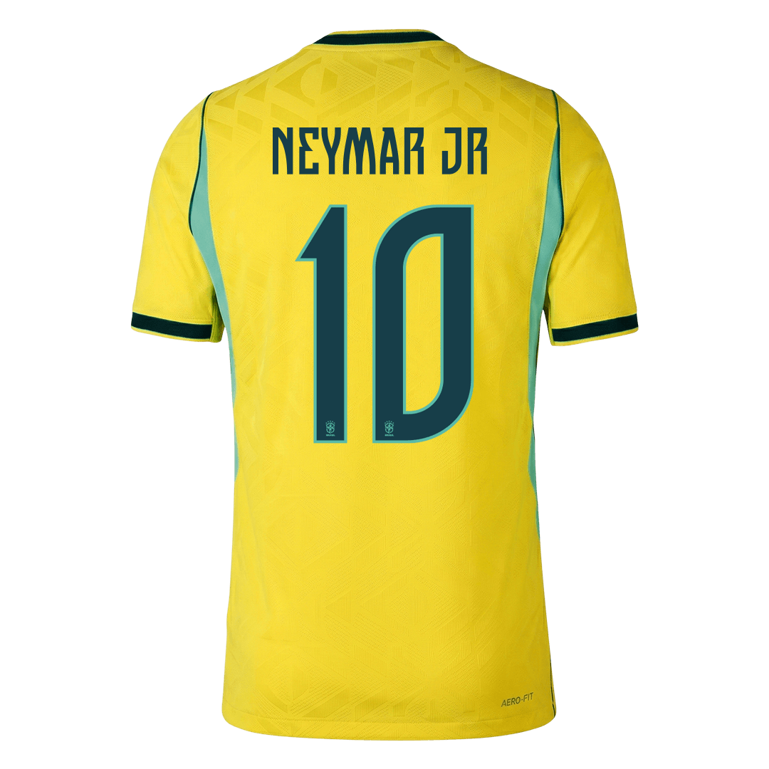 Brasilien Tröja NEYMAR JR. #10 2026 Hemma Autentisk Gul