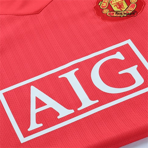 Manchester United Hemmatröja 2007/08 Retro Tröja
Röd