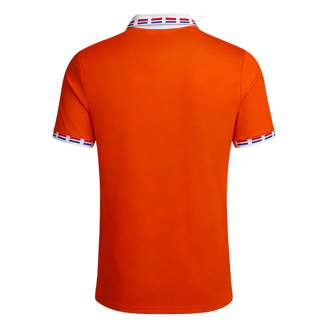 Nederländerna Hemmatröja 1996 Retro Tröja
Orange