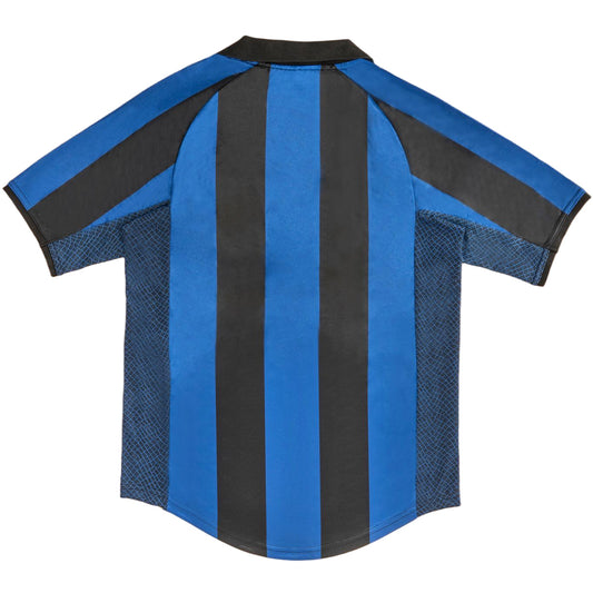 Inter Milan Hemmatröja 2001/02 Retro Tröja
Blå och svart-1