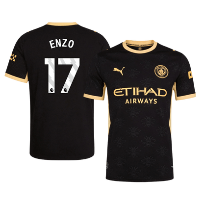Manchester City Tröja ENZO #17 2026/27 Borta Autentisk Svart