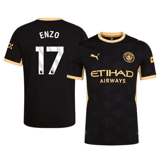 Manchester City Tröja ENZO #17 2026/27 Borta Autentisk Svart