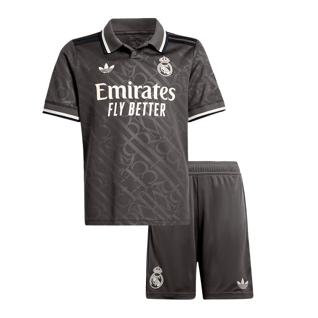 Real Madrid Tröja 2024/25 Tredje Grå Barn