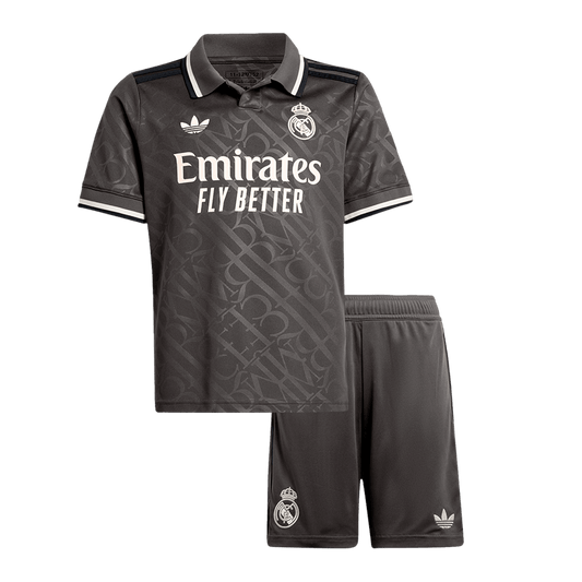 Real Madrid Tröja 2024/25 Tredje Grå Barn